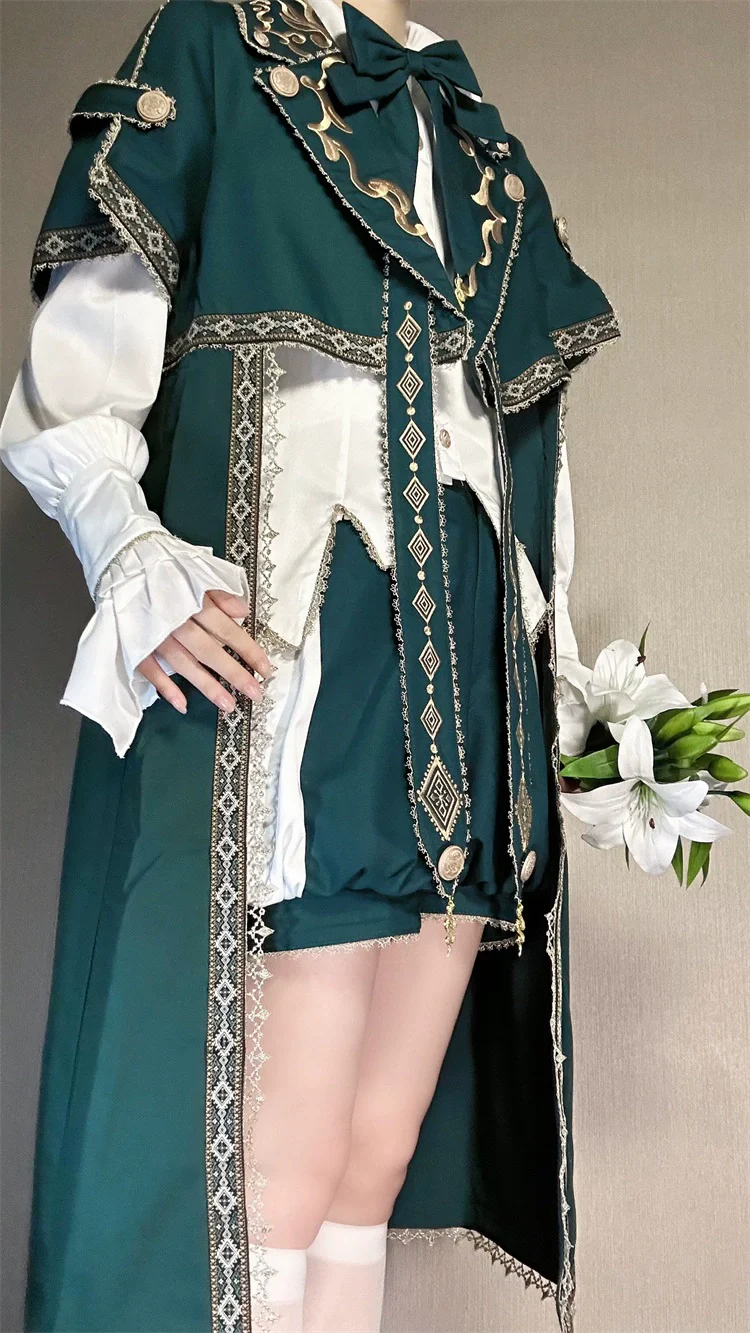 Divine Envoy - Ouji Lolita Shorts Suit Military Lolita Coat and Shirt - Image 17