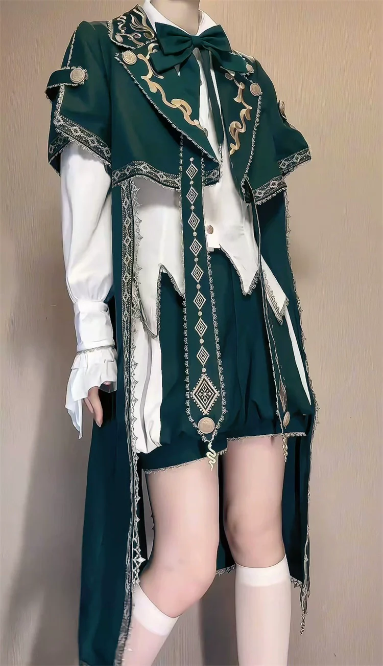 Divine Envoy - Ouji Lolita Shorts Suit Military Lolita Coat and Shirt - Image 19