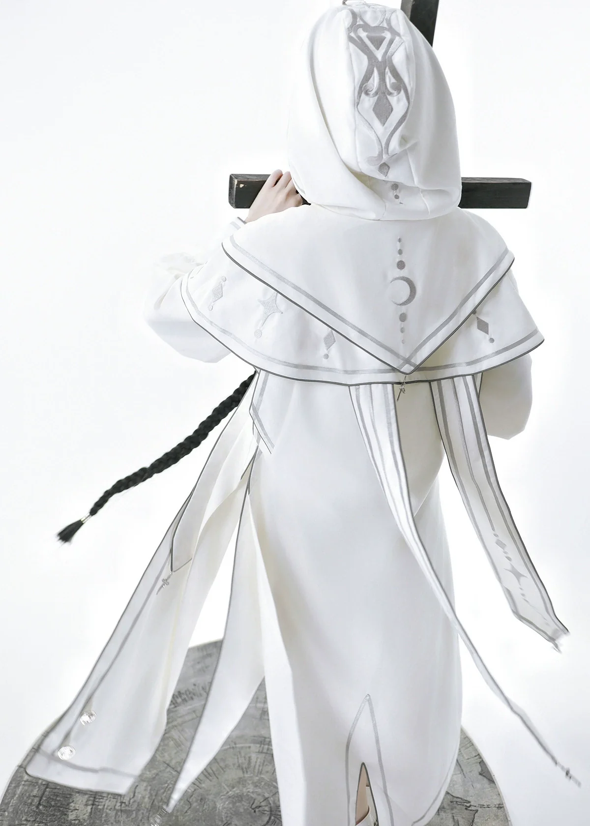 Bionic Dimension - Cyber-Lolita Techwear Cloak Set - Image 12