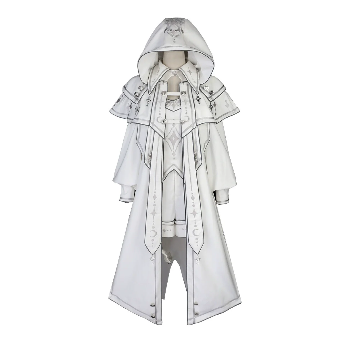 Bionic Dimension - Cyber-Lolita Techwear Cloak Set - Image 21