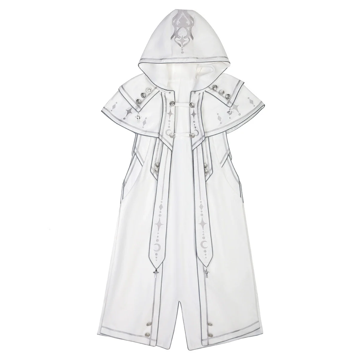 Bionic Dimension - Cyber-Lolita Techwear Cloak Set - Image 22