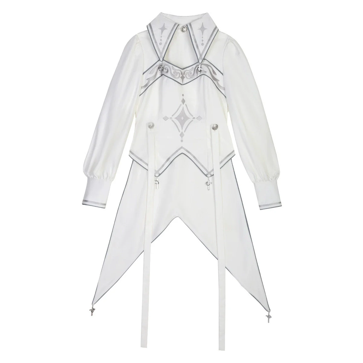 Bionic Dimension - Cyber-Lolita Techwear Cloak Set - Image 23
