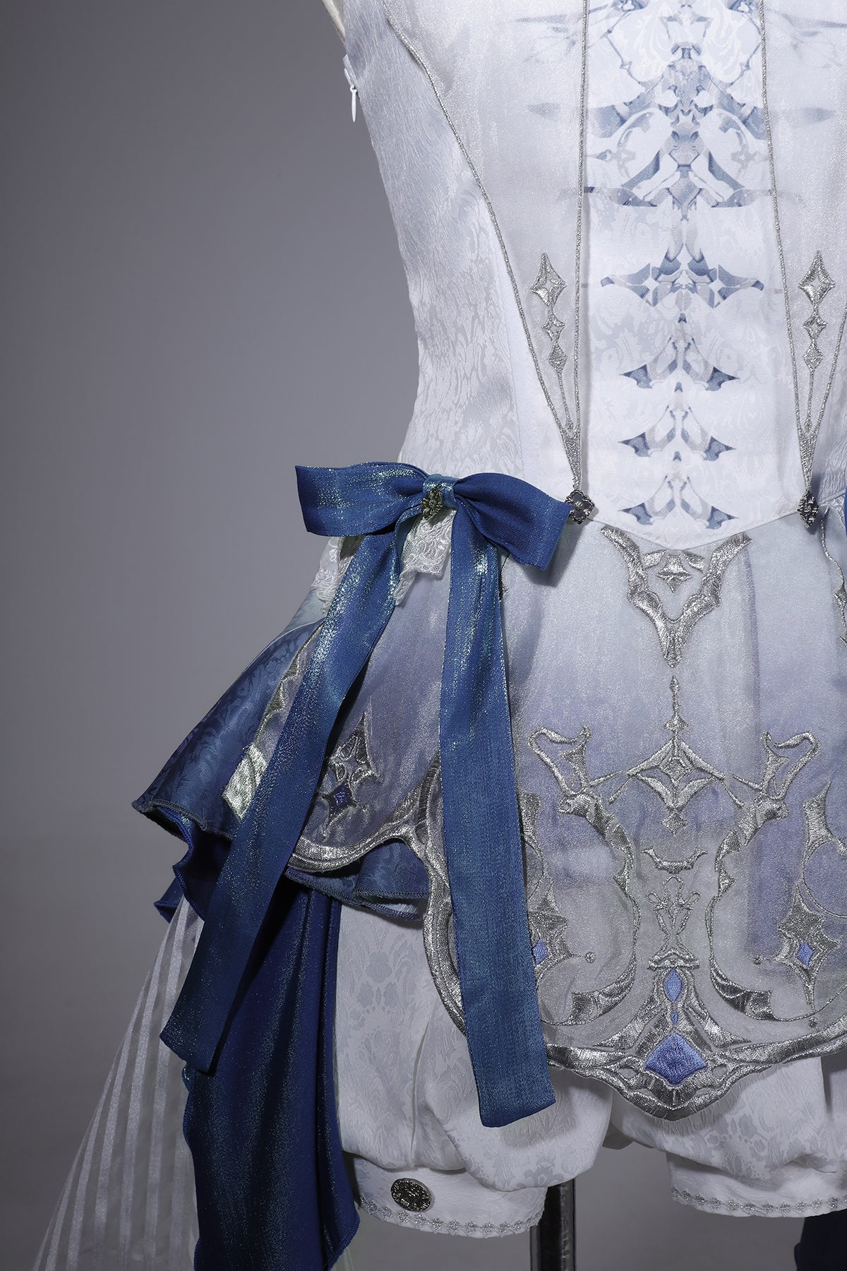Blue Dragon Bone - Ouji Lolita Shorts Suit with Embroidery and Trailing - Image 14