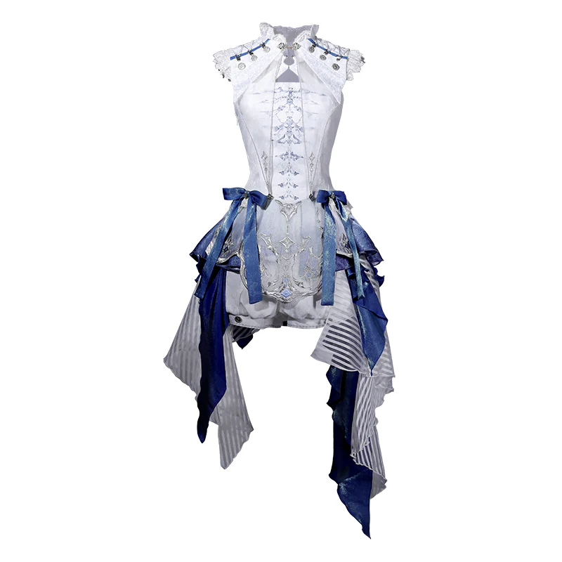 Blue Dragon Bone - Ouji Lolita Shorts Suit with Embroidery and Trailing - Image 16