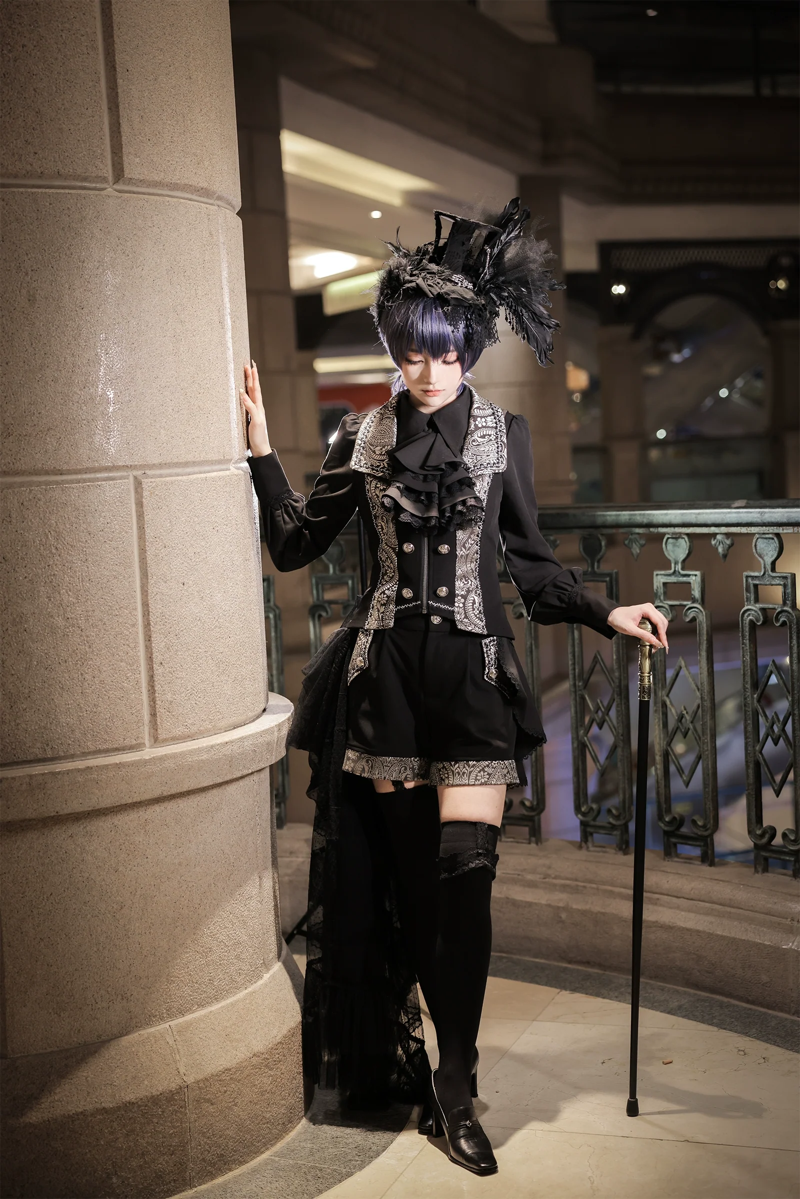 Oath of the Chapter - Ouji Lolita Suit Embroidered Prince Vest Shorts Coat - Image 12