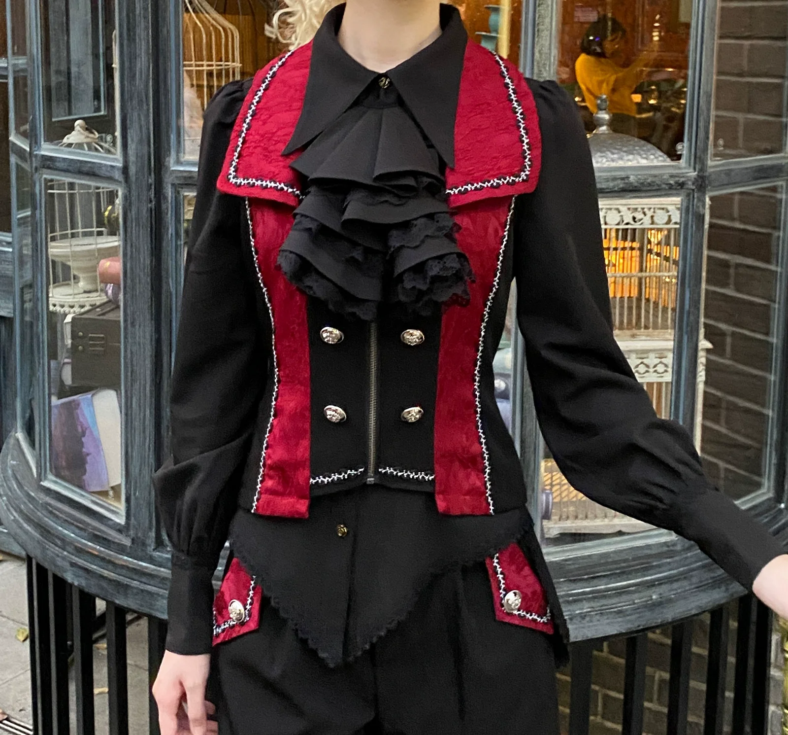 Oath of the Chapter - Ouji Lolita Suit Embroidered Prince Vest Shorts Coat - Image 19