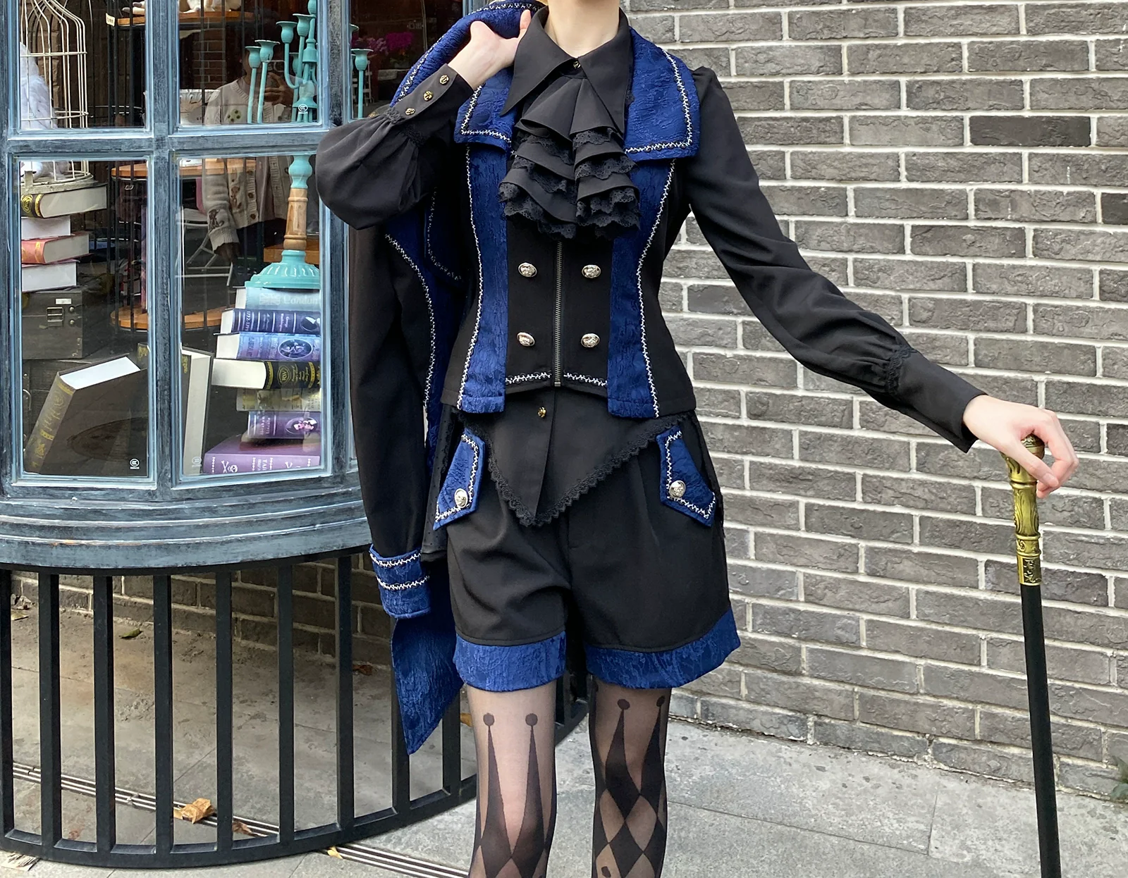 Oath of the Chapter - Ouji Lolita Suit Embroidered Prince Vest Shorts Coat - Image 25