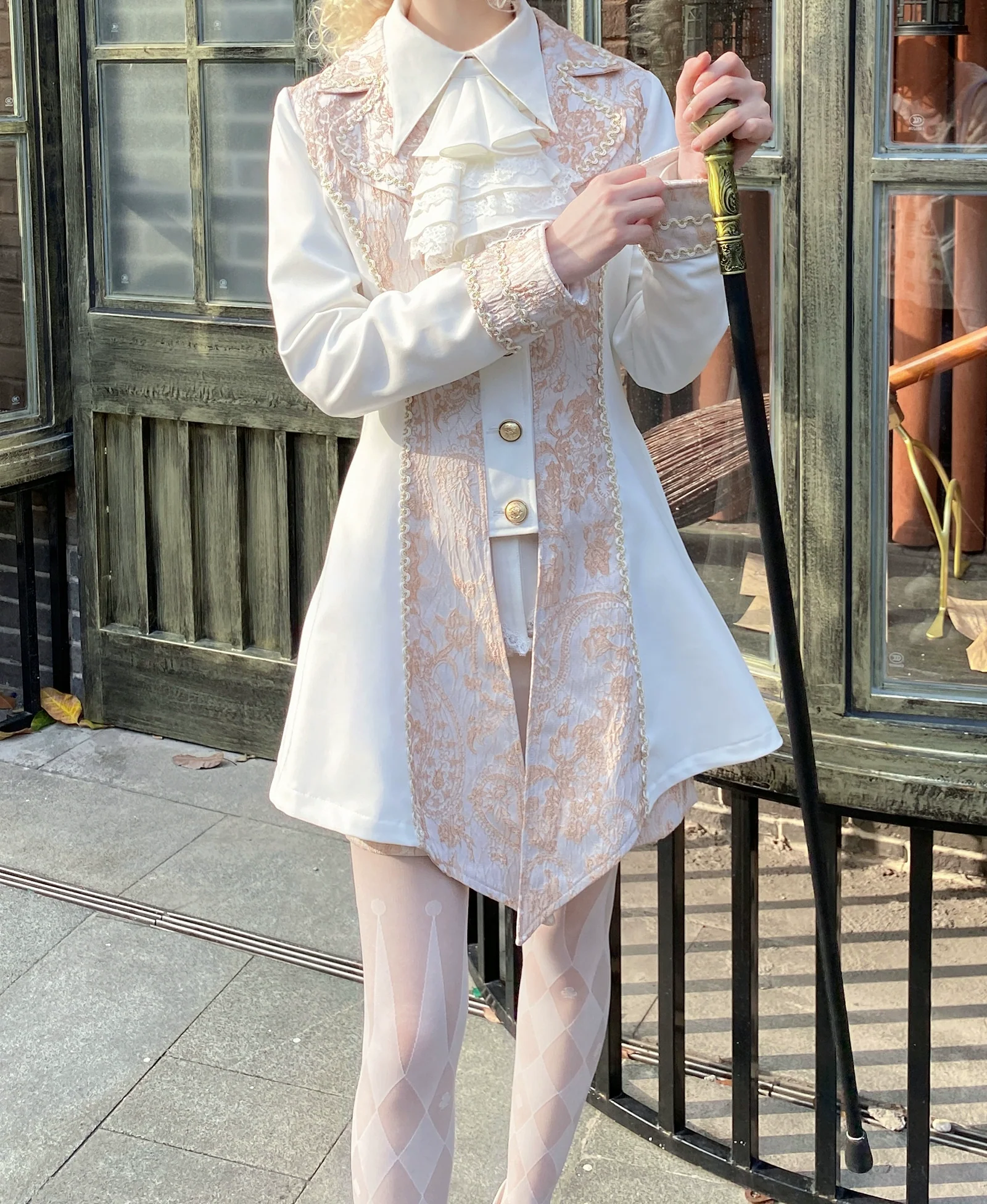 Oath of the Chapter - Ouji Lolita Suit Embroidered Prince Vest Shorts Coat - Image 35