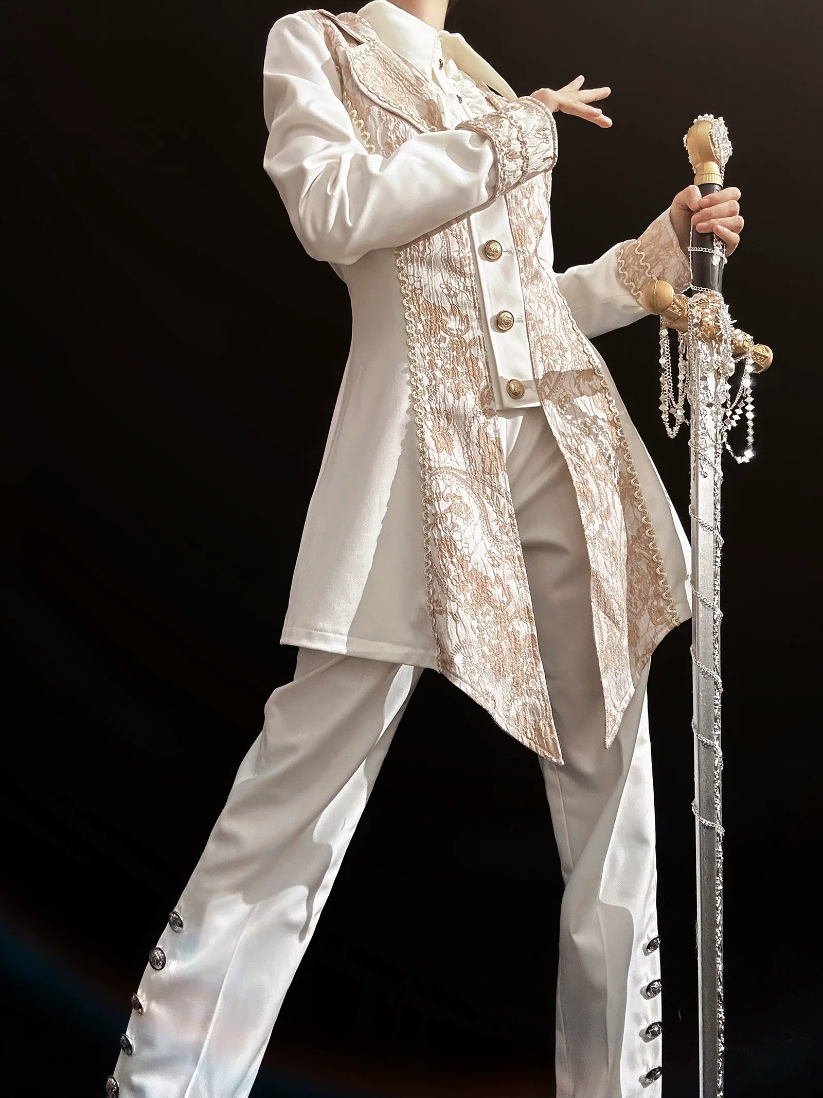 Oath of the Chapter - Ouji Lolita Suit Embroidered Prince Vest Shorts Coat - Image 50