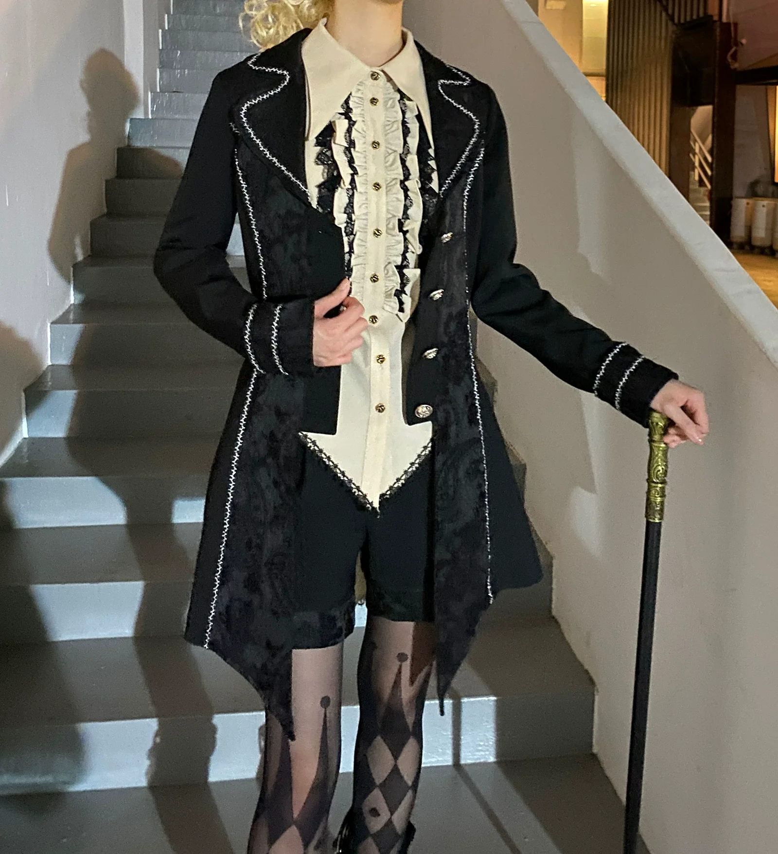 Oath of the Chapter - Ouji Lolita Suit Embroidered Prince Vest Shorts Coat - Image 54