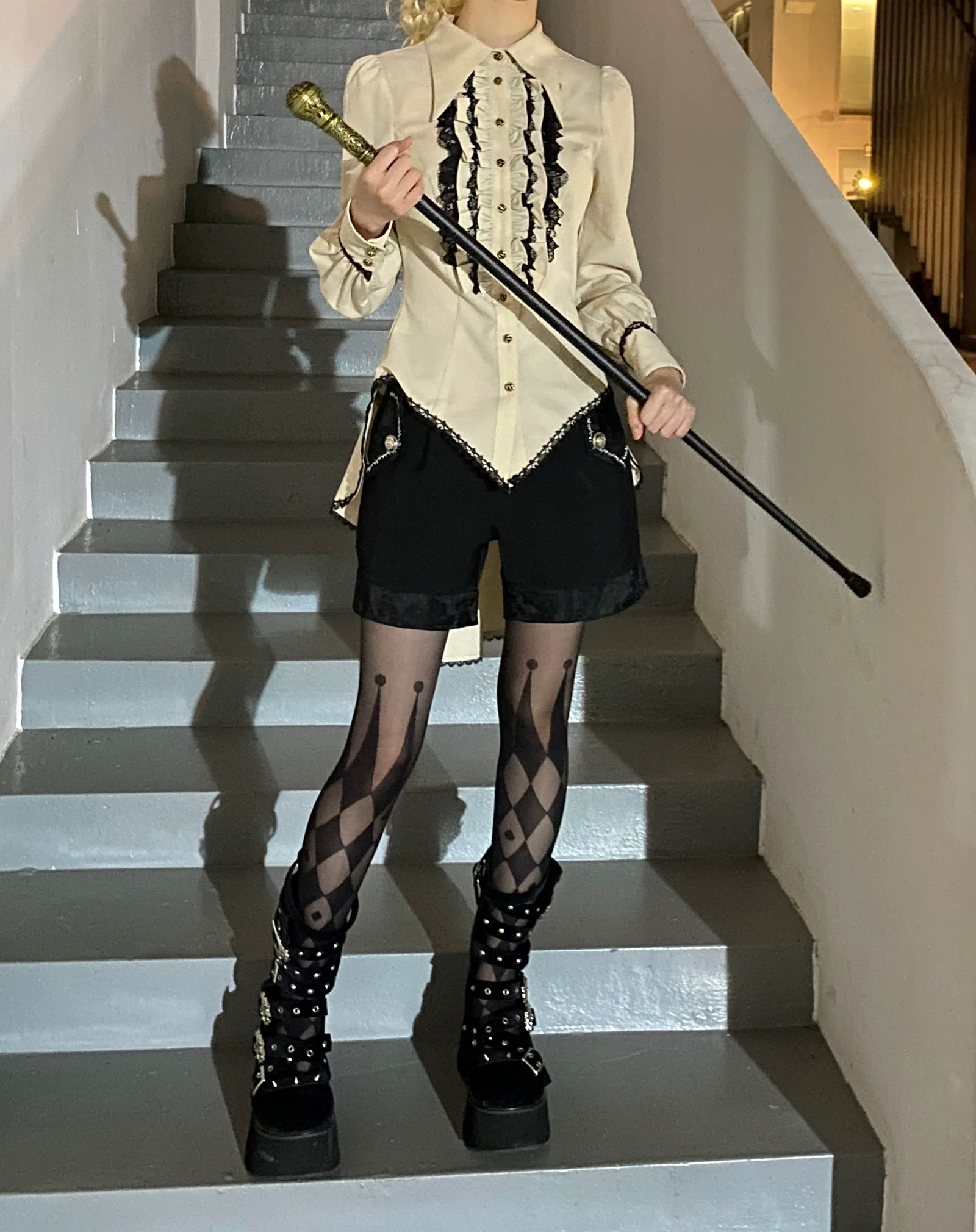 Oath of the Chapter - Ouji Lolita Suit Embroidered Prince Vest Shorts Coat - Image 57