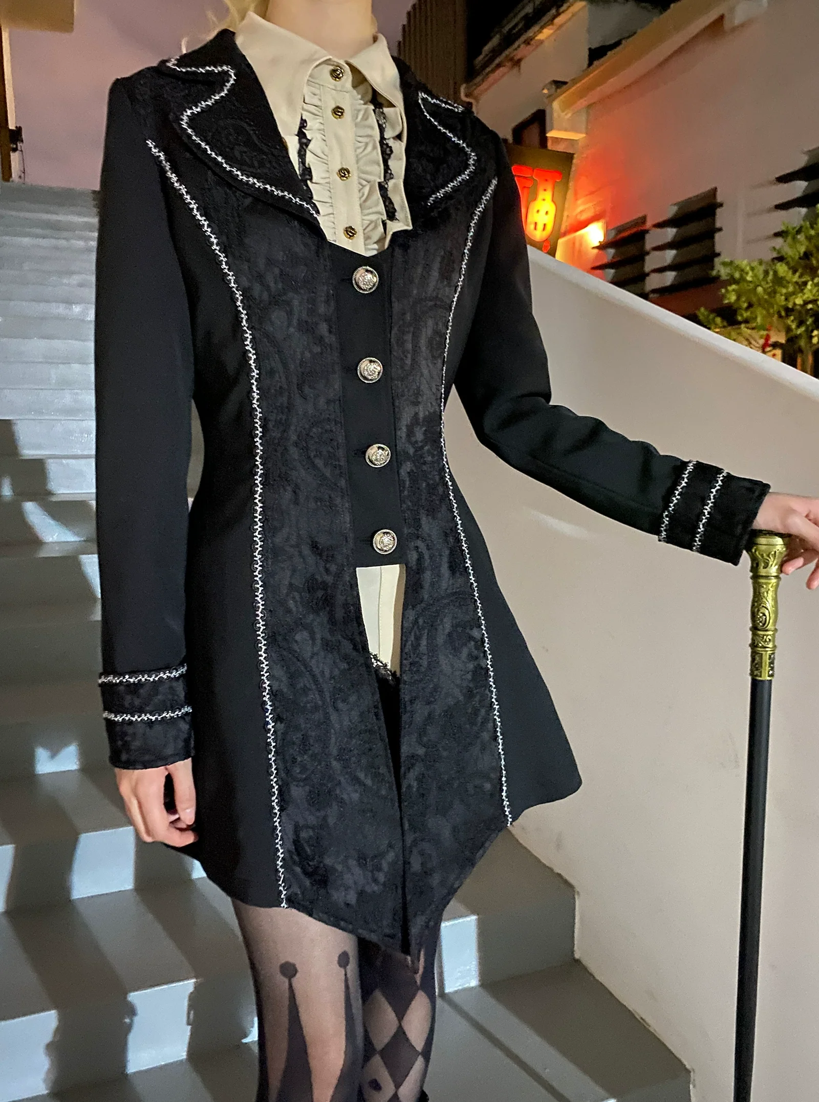 Oath of the Chapter - Ouji Lolita Suit Embroidered Prince Vest Shorts Coat - Image 58