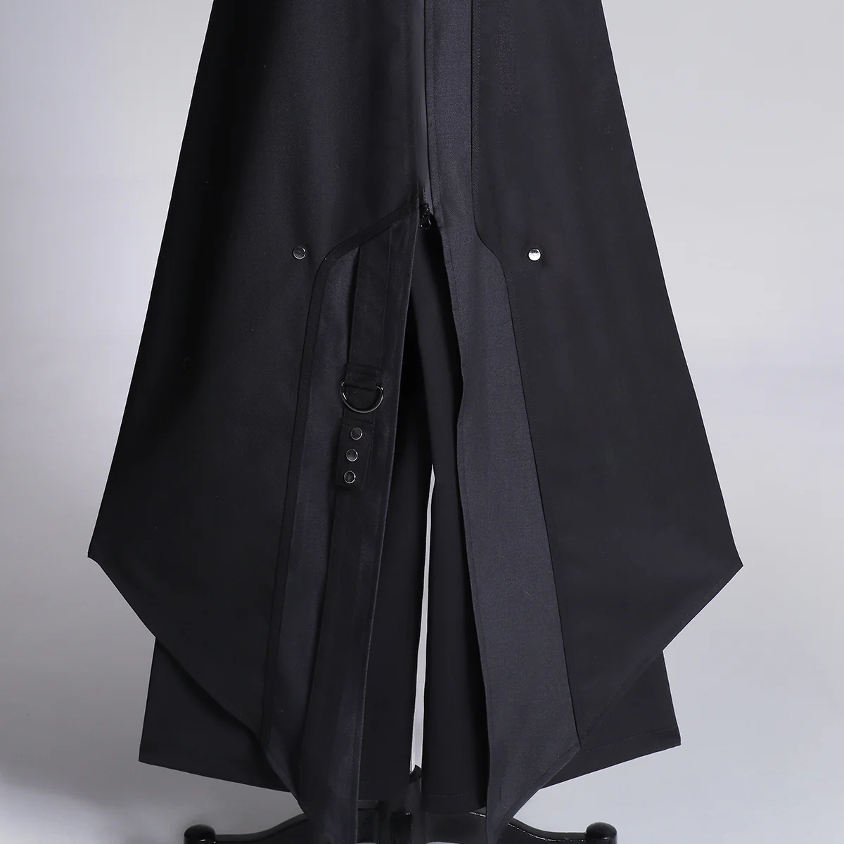 Nightblade - Black Ouji Lolita Apron Pants Suit - Image 17