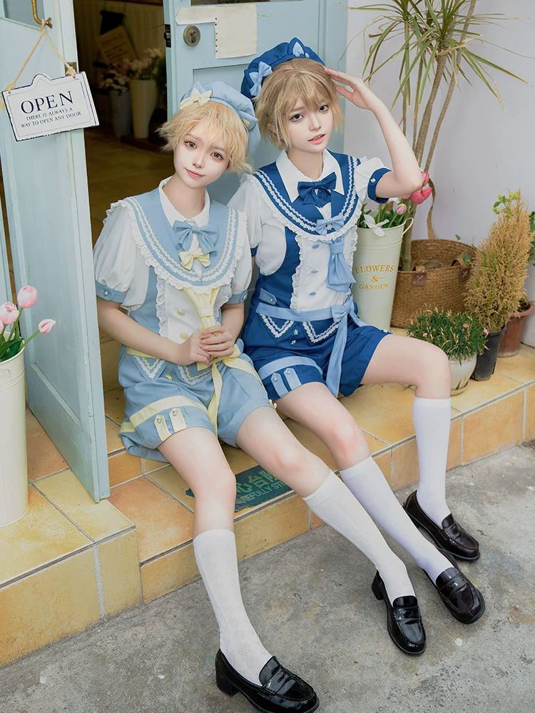 Small Animal Team - Ouji Lolita Suit Male Lolita Shirt Shorts - Image 10