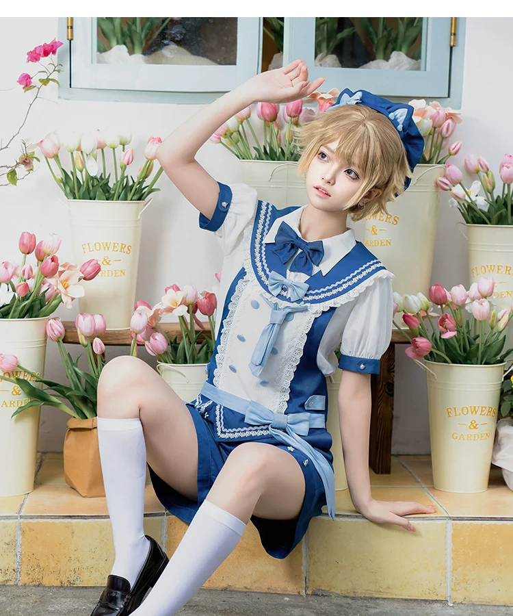 Small Animal Team - Ouji Lolita Suit Male Lolita Shirt Shorts - Image 14