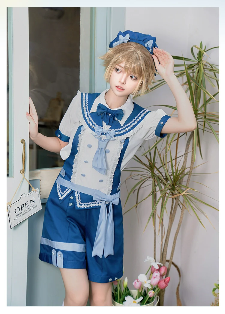 Small Animal Team - Ouji Lolita Suit Male Lolita Shirt Shorts - Image 16