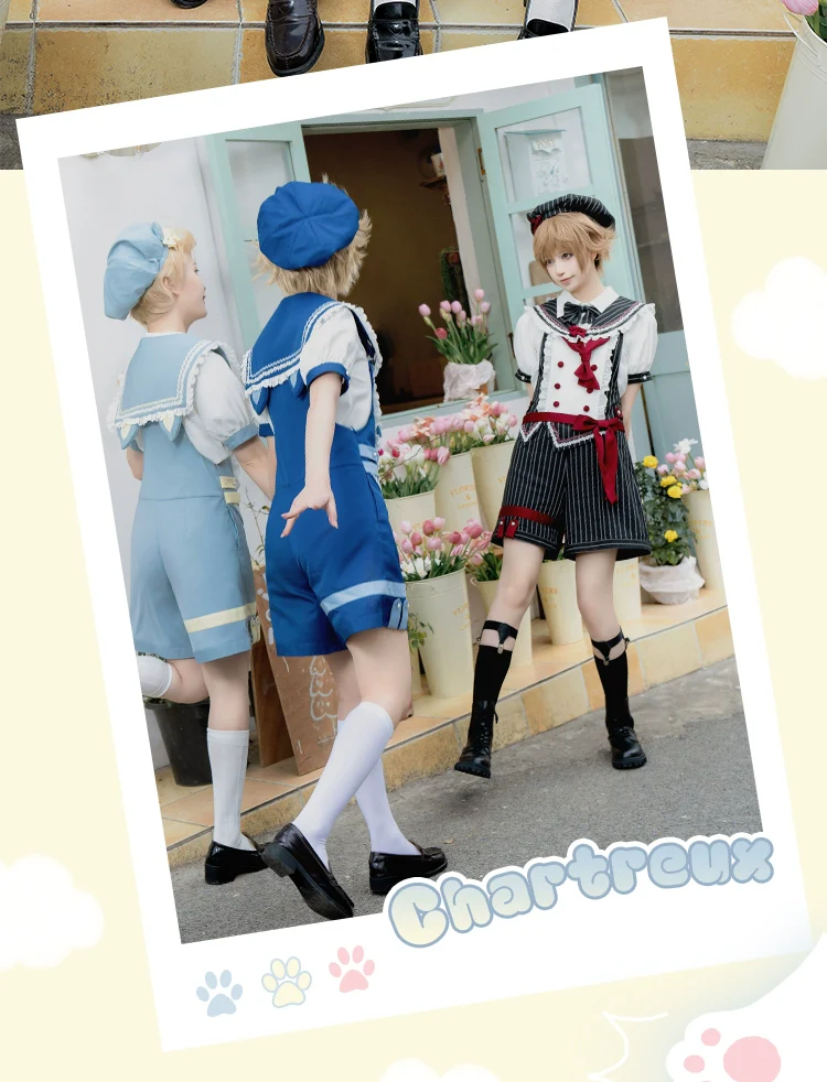 Small Animal Team - Ouji Lolita Suit Male Lolita Shirt Shorts - Image 17