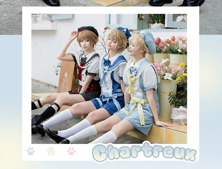 Small Animal Team - Ouji Lolita Suit Male Lolita Shirt Shorts - Image 22