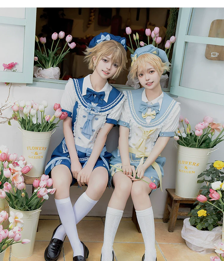 Small Animal Team - Ouji Lolita Suit Male Lolita Shirt Shorts - Image 3