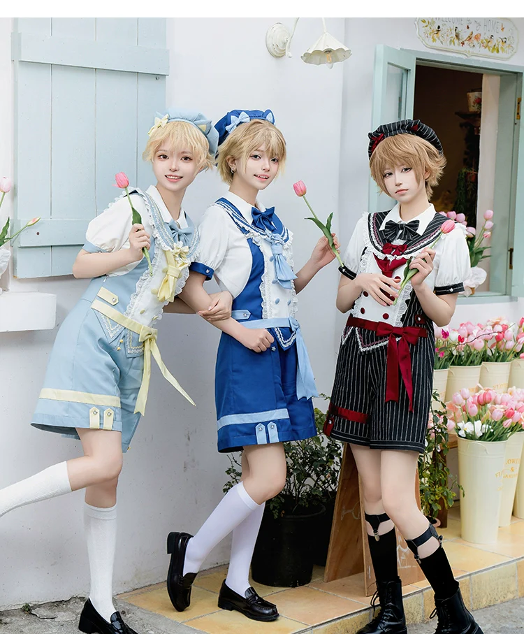 Small Animal Team - Ouji Lolita Suit Male Lolita Shirt Shorts - Image 4