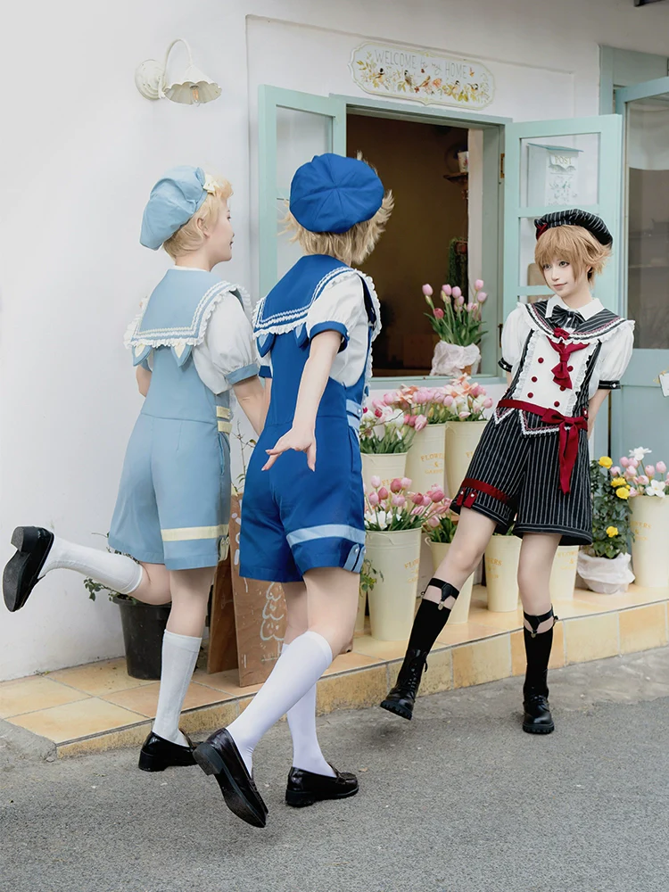 Small Animal Team - Ouji Lolita Suit Male Lolita Shirt Shorts - Image 8