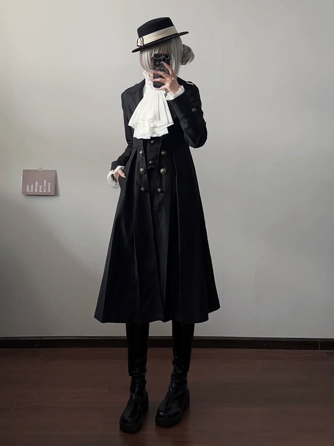 Gazing Galactic - Paranoia Punishment - Ouji Lolita Trench Coat Gothic Lolita Coat - Image 3