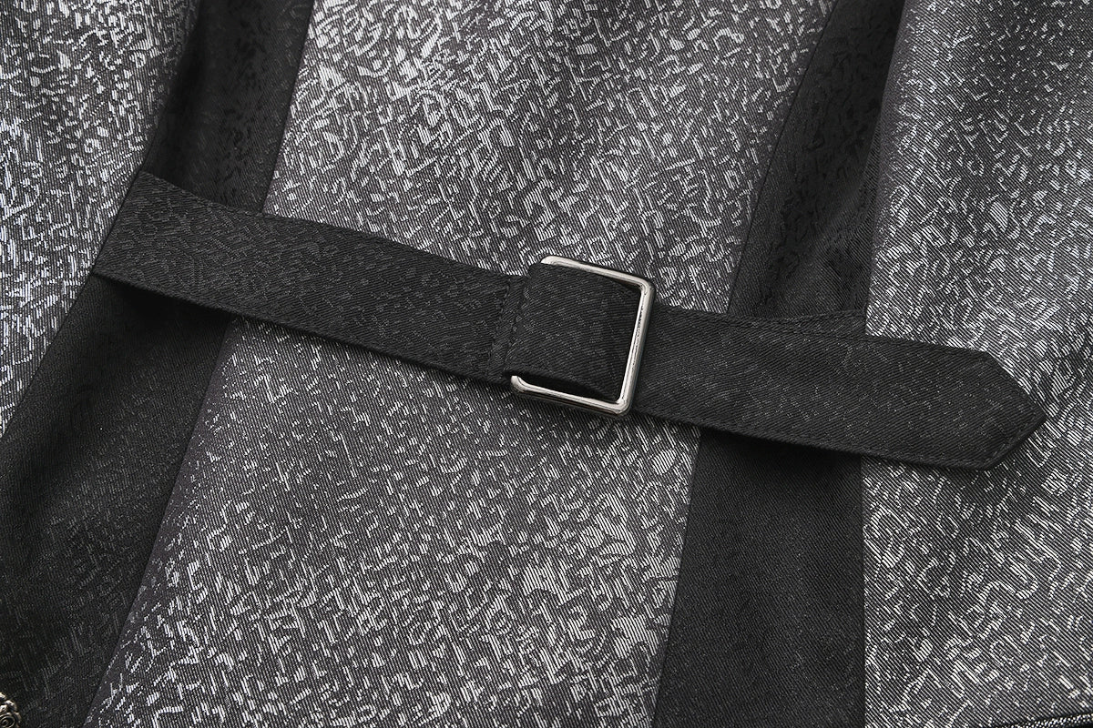 Eternal Displaced Boundary - Ouji Lolita Vest Coat, Detachabl Back Trailing - Image 7
