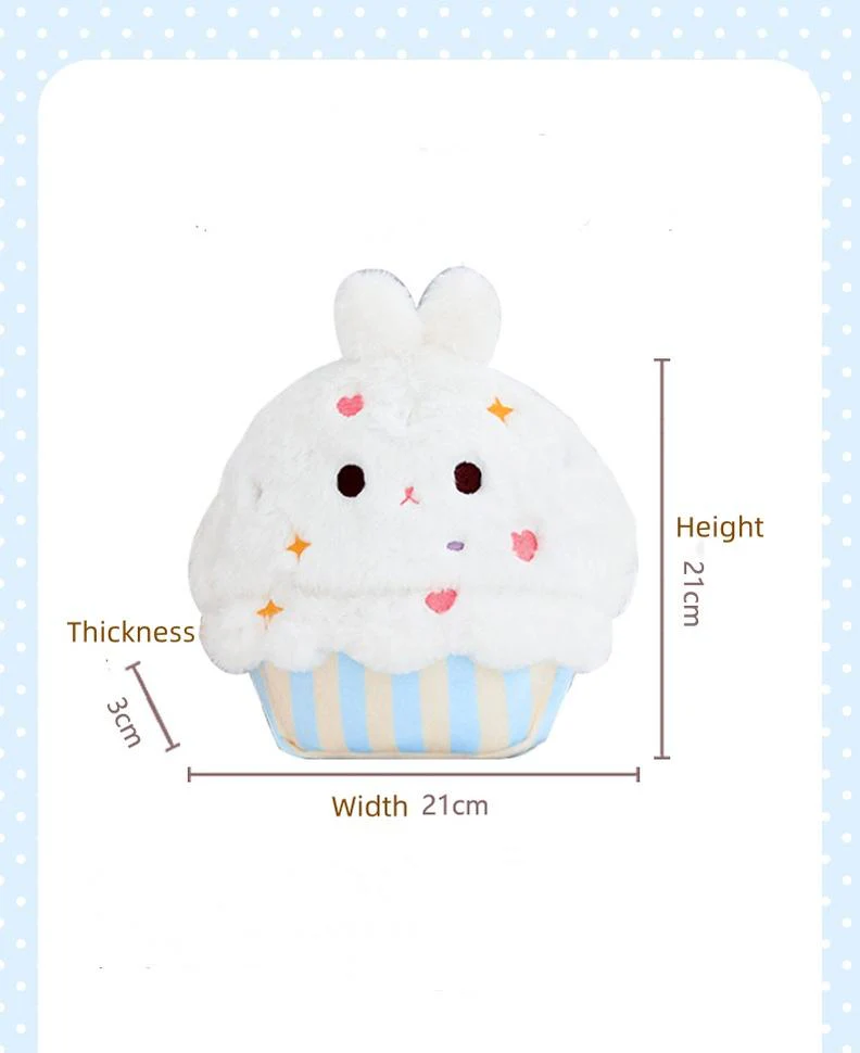 PiggyLass - Cute Plush Lolita Bag Rabbit Cake Bag - Image 11