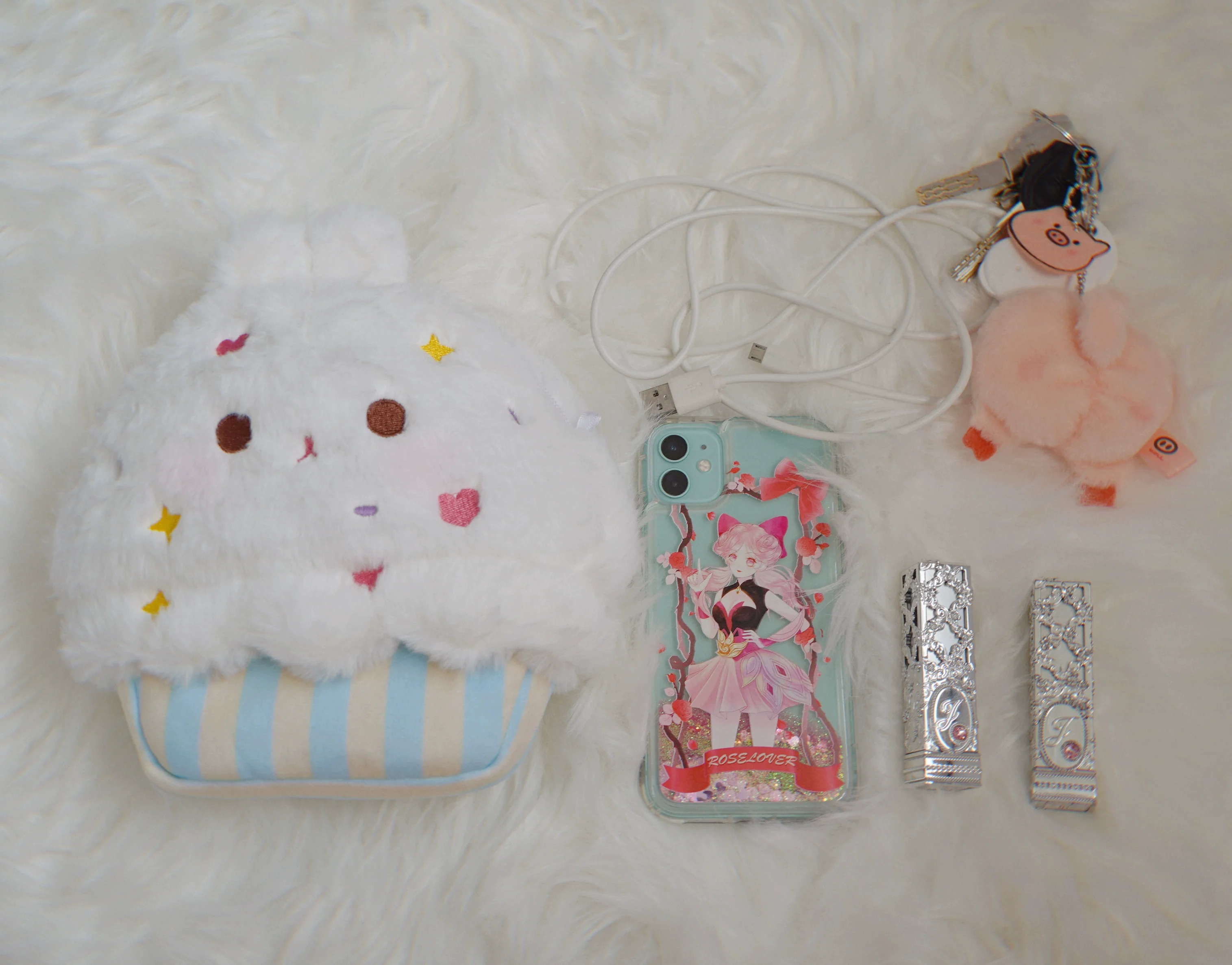 PiggyLass - Cute Plush Lolita Bag Rabbit Cake Bag - Image 17