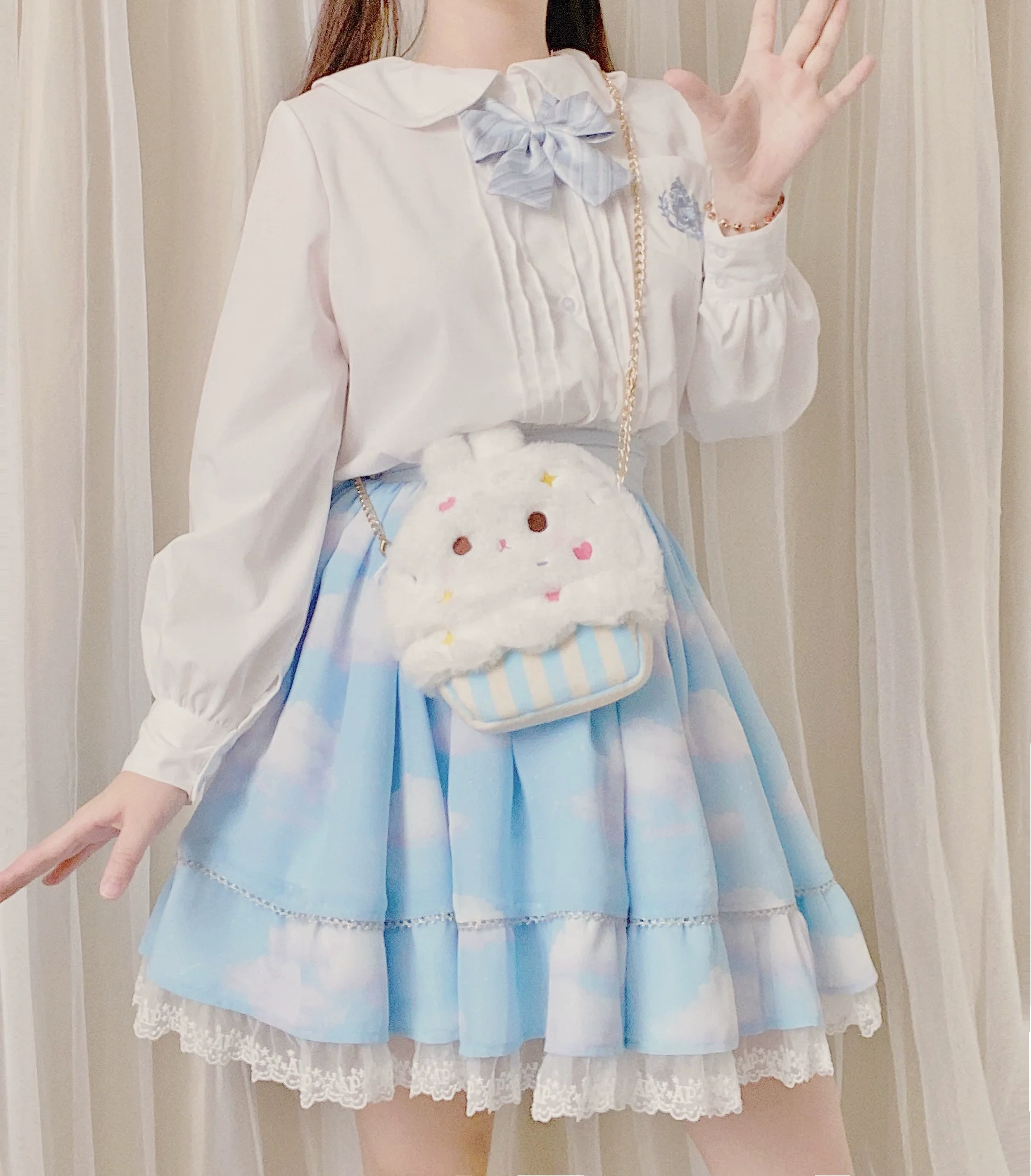 PiggyLass - Cute Plush Lolita Bag Rabbit Cake Bag - Image 20