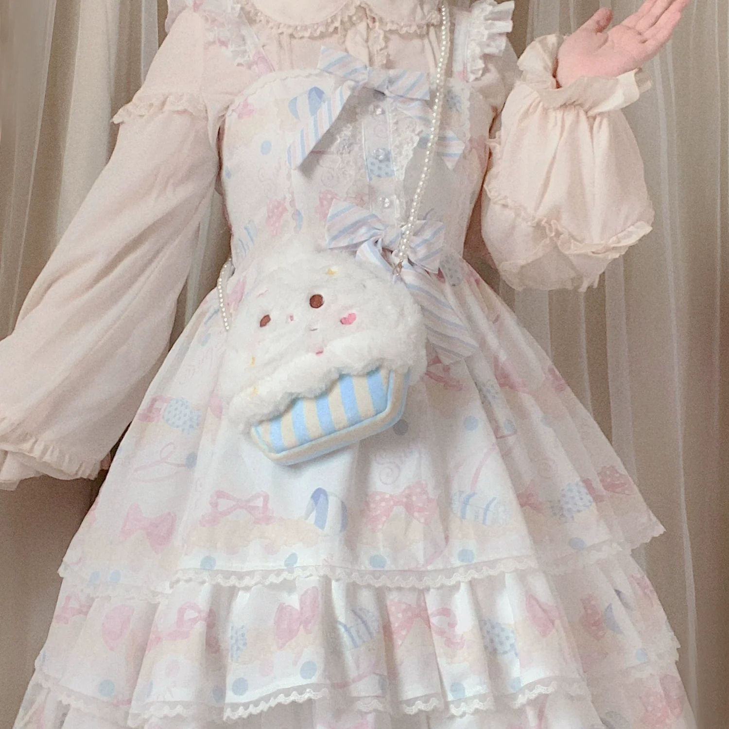 PiggyLass - Cute Plush Lolita Bag Rabbit Cake Bag - Image 23