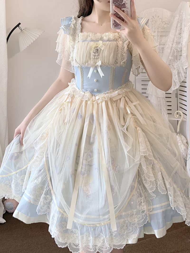 Yuexi - Plus Size Lolita Blouse Versatile Daily Loose Shirt - Image 12