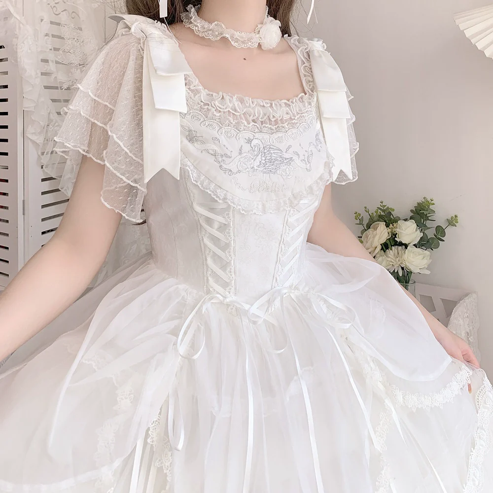 Yuexi - Plus Size Lolita Blouse Versatile Daily Loose Shirt - Image 5