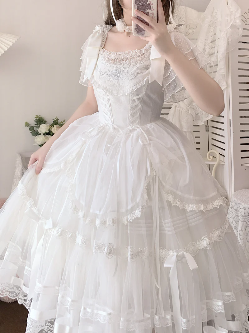 Yuexi - Plus Size Lolita Blouse Versatile Daily Loose Shirt - Image 6