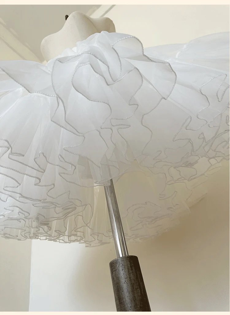 Plus Size Lolita Petticoat, Daily & Puffy Version - Image 3