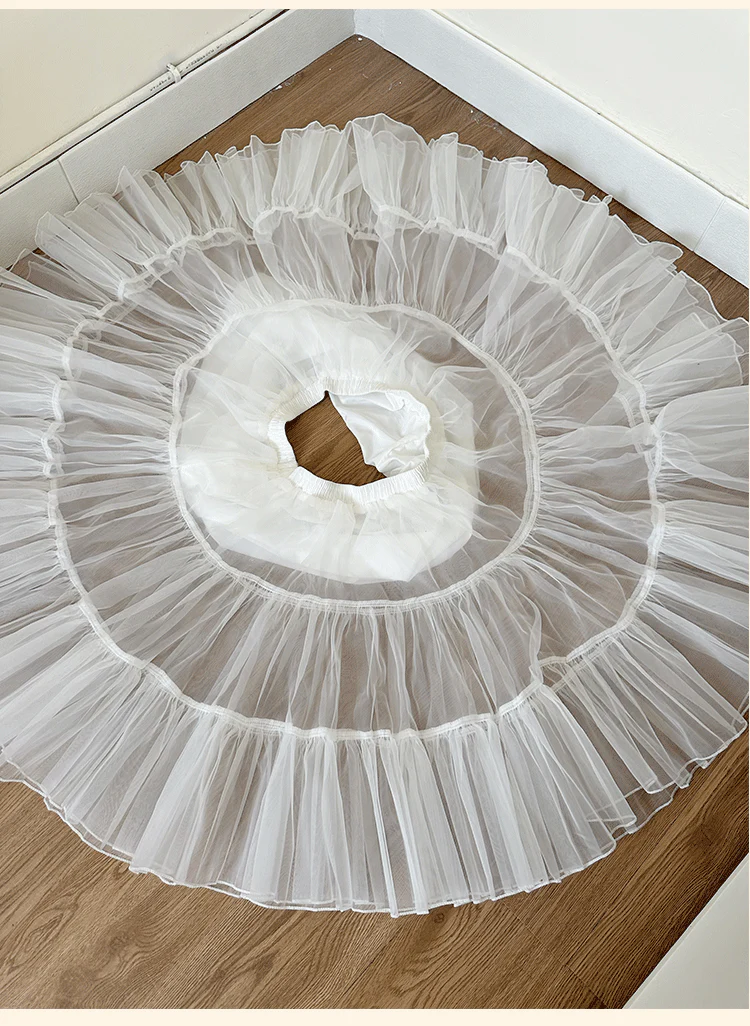 Plus Size Lolita Petticoat, Daily & Puffy Version - Image 4