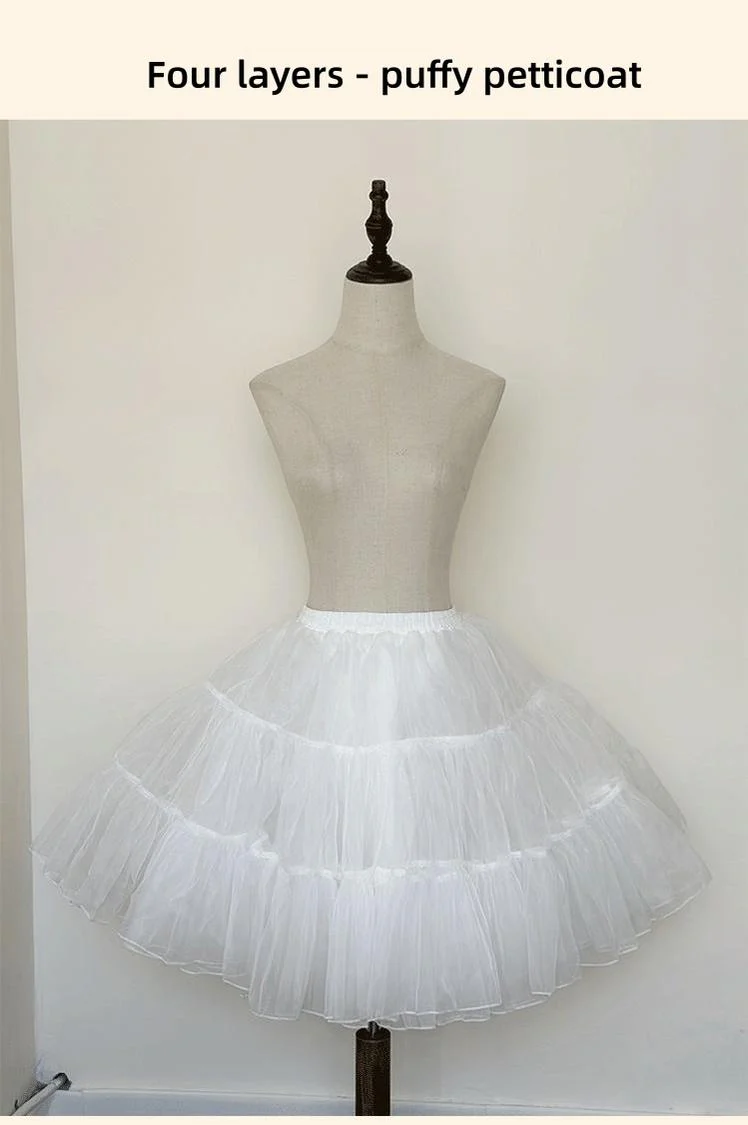 Plus Size Lolita Petticoat, Daily & Puffy Version - Image 5