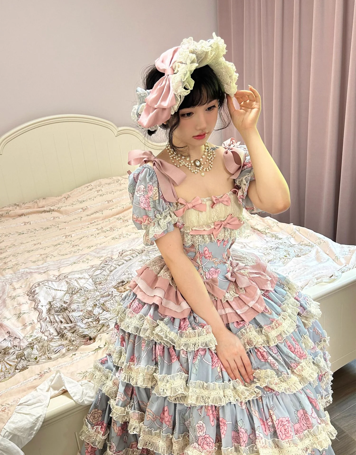 Jewel Rose - Plus Size Sweet Lolita Skirt Set in Separate Pieces - Image 10