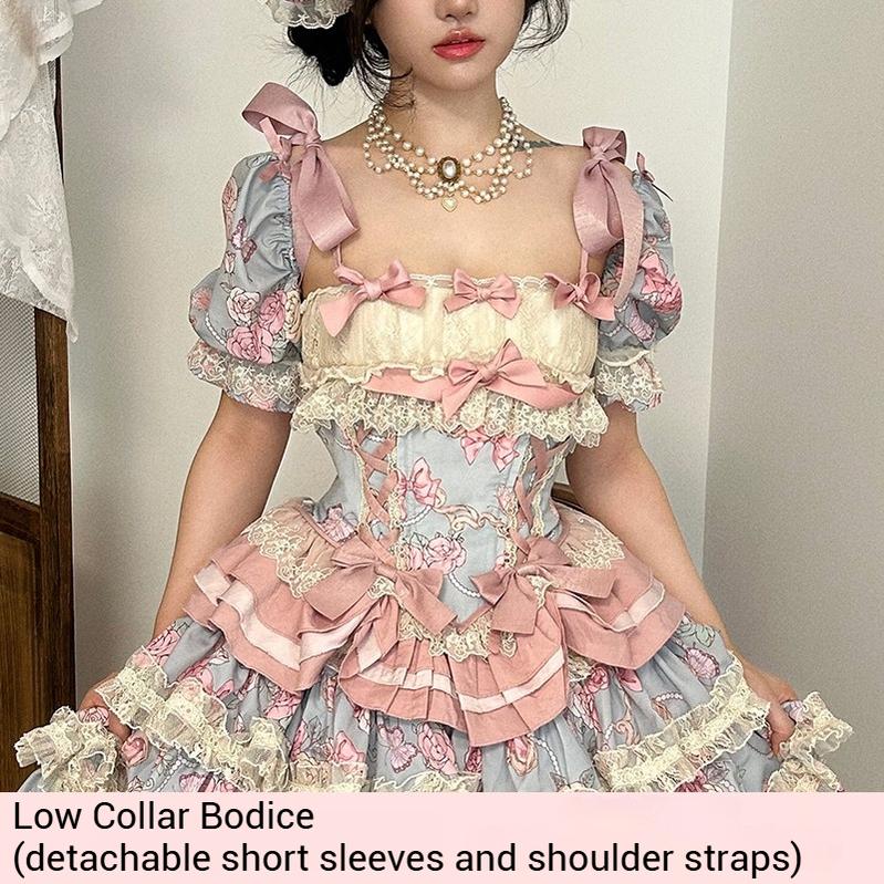 Jewel Rose - Plus Size Sweet Lolita Skirt Set in Separate Pieces - Image 20