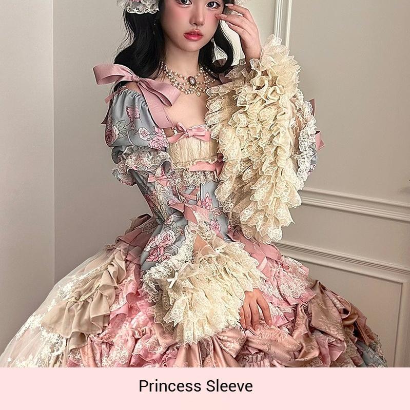 Jewel Rose - Plus Size Sweet Lolita Skirt Set in Separate Pieces - Image 24