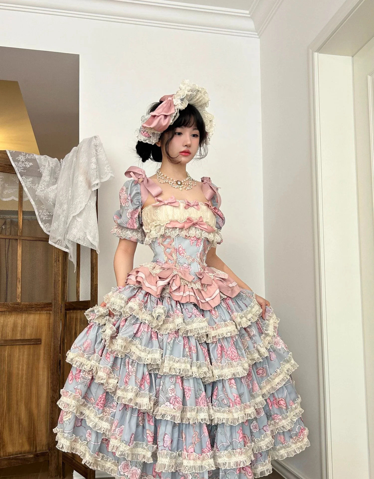 Jewel Rose - Plus Size Sweet Lolita Skirt Set in Separate Pieces - Image 4