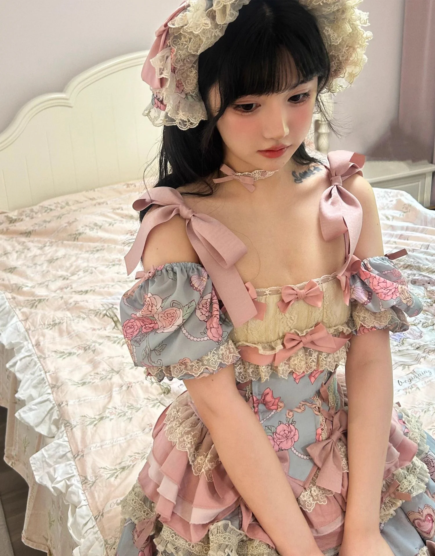 Jewel Rose - Plus Size Sweet Lolita Skirt Set in Separate Pieces - Image 7