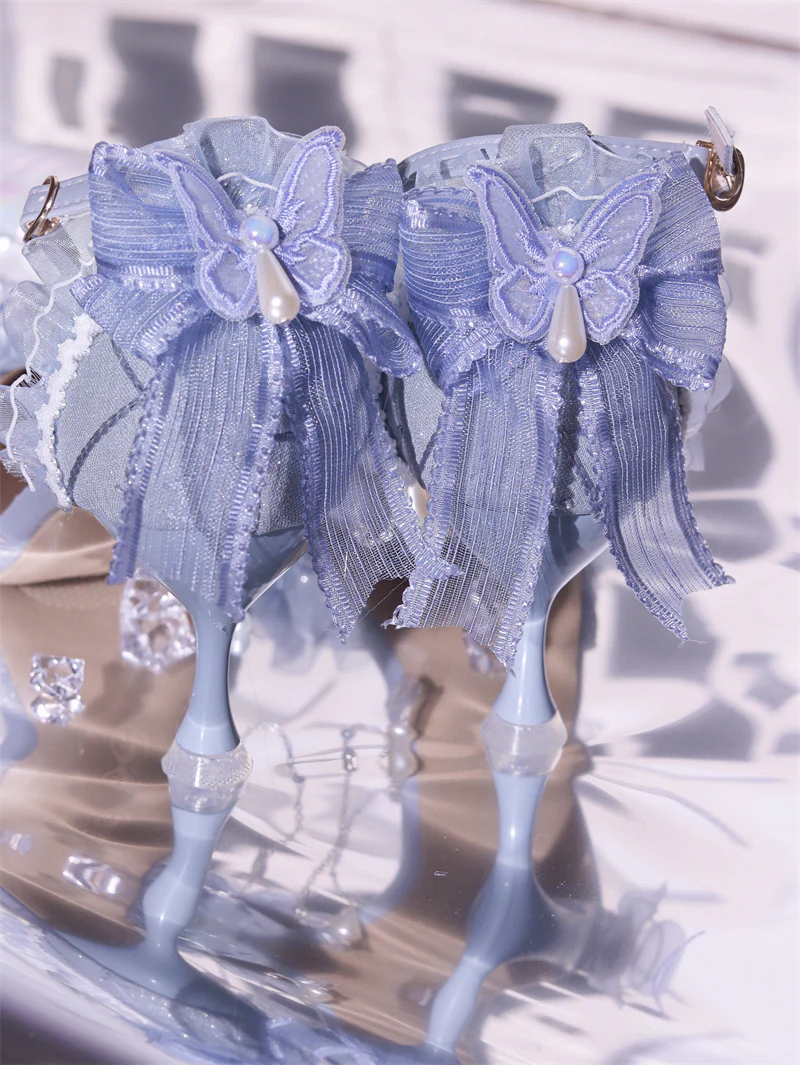 Ximeng Lolita - Deep Sea Hospital - Plus Size Wedding Lolita Bridal Shoes Customized Heels - Image 31