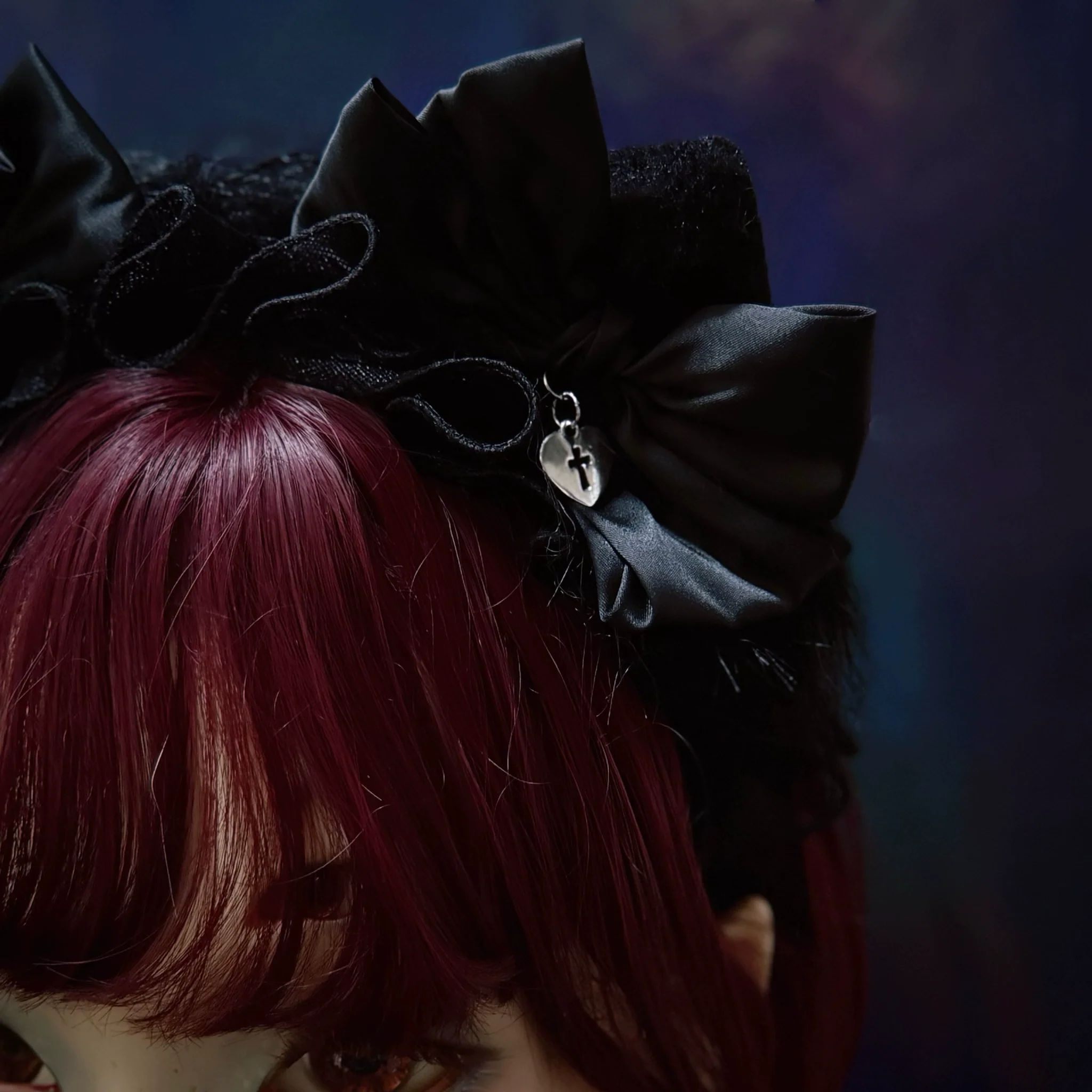 Strange Sugar - Plush Gothic Lolita KC with Cat Ears - Image 3