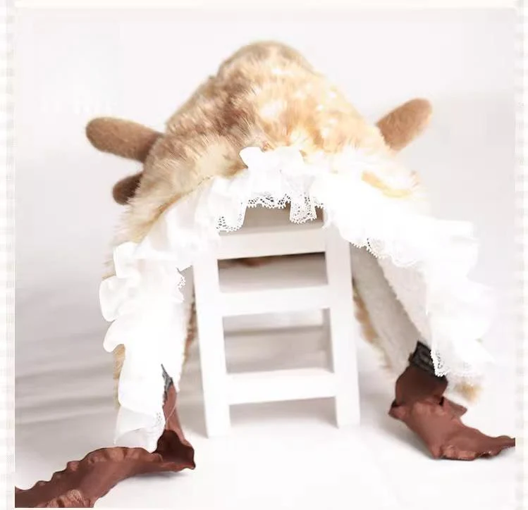 The Accessories' Story - Plush Kawaii Lolita Winter Hat, Deer Ear - Image 3