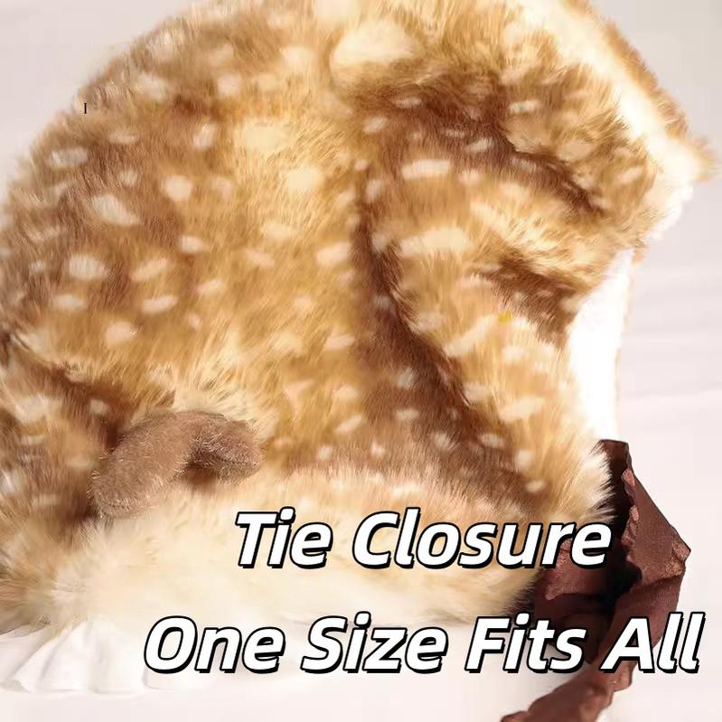The Accessories' Story - Plush Kawaii Lolita Winter Hat, Deer Ear - Image 5