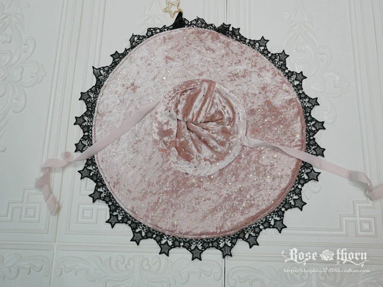 Rose Thorn - Polar Night Sky - Halloween Gorgeous Gilding Lolita Witch Hat - Image 26