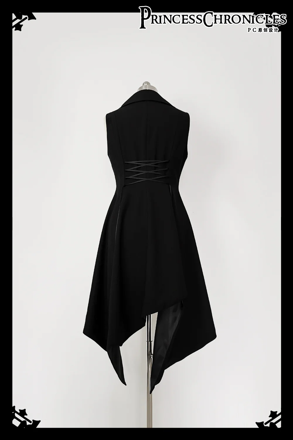 Red Shadow - Irregular Ouji Lolita Prince Vest - Image 4