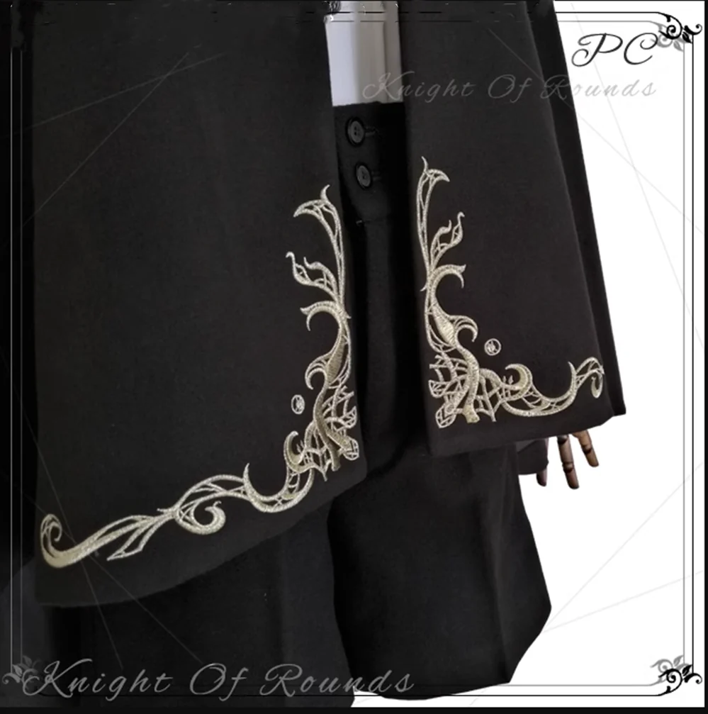 Medieval Ouji Lolita Embroidered Cape - Image 10