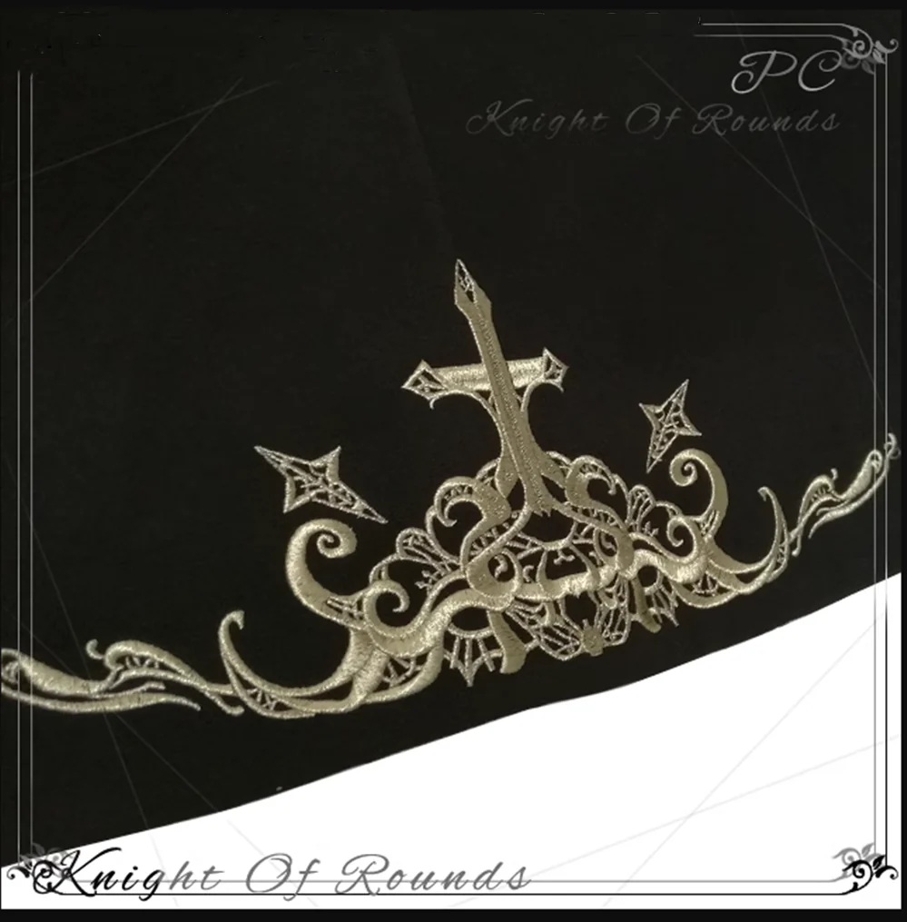 Medieval Ouji Lolita Embroidered Cape - Image 11